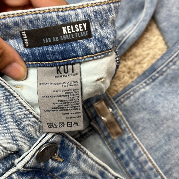 Kut from the Kloth Kelsey High Rise Ankle Flare Size 16 NWT - Picture 6 of 12